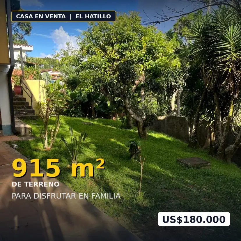 Casa familiar con amplitud y espacios independientes en El Hatillo - 54121381948