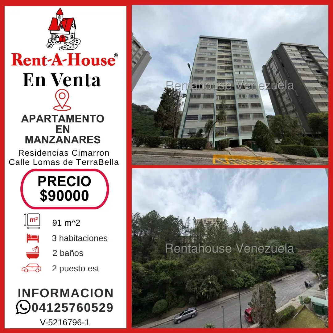 Apartamento en Manzanares de 91m² con Vista Panorámica y Vigilancia. jgq