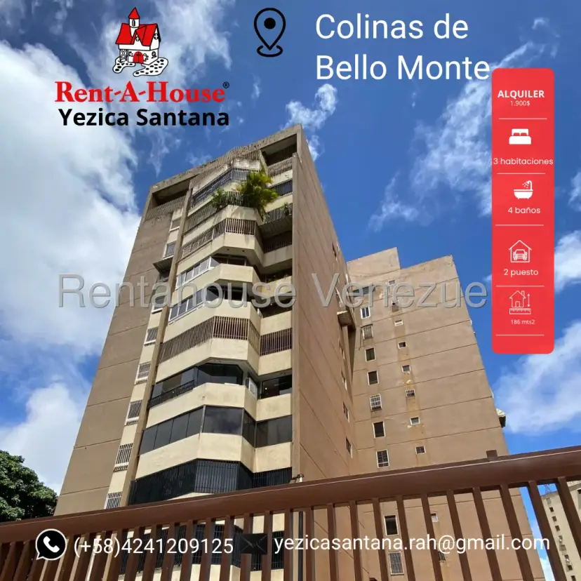 Apartamento Alquiler Colinas de Bello Monte