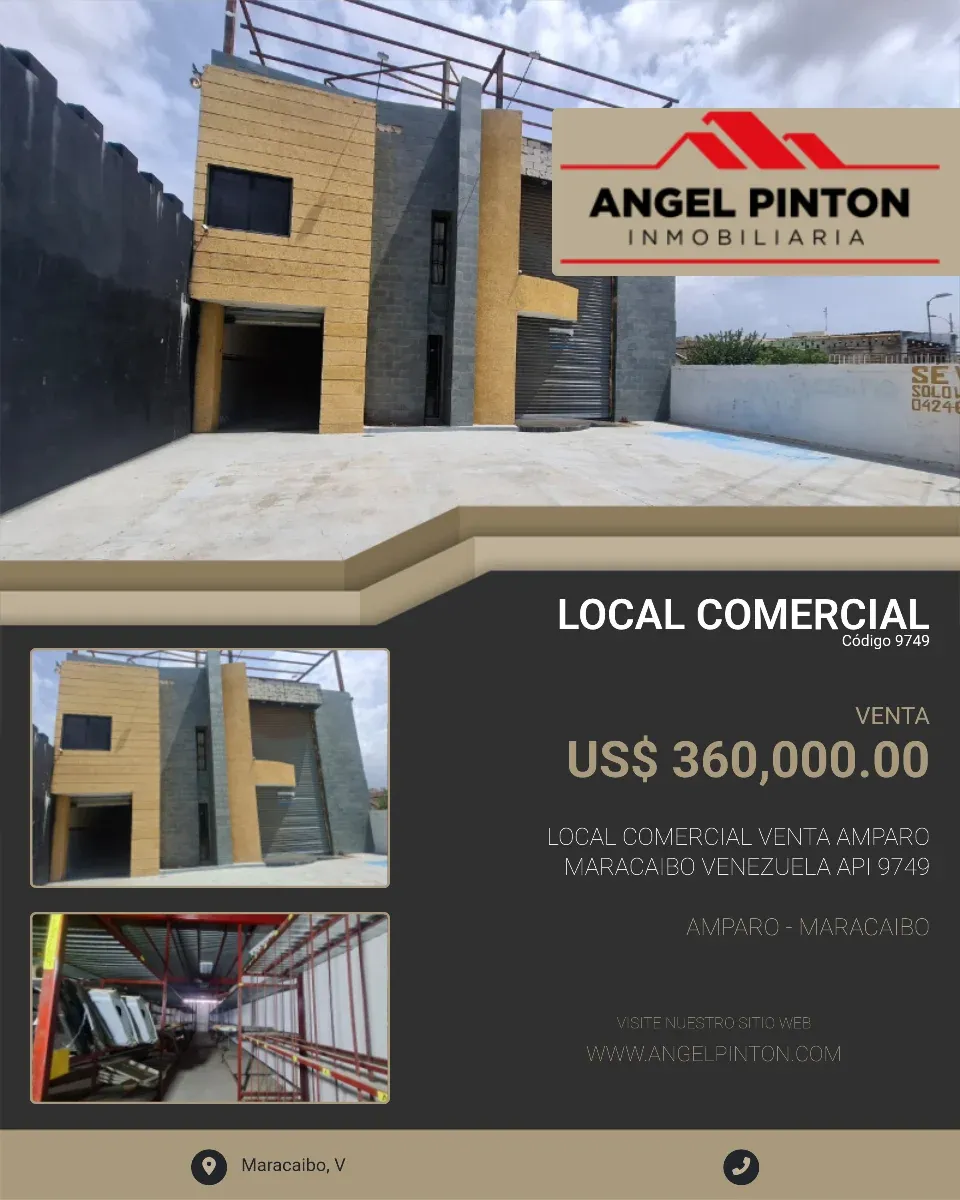 LOCAL COMERCIAL VENTA AMPARO MARACAIBO VENEZUELA API 9749