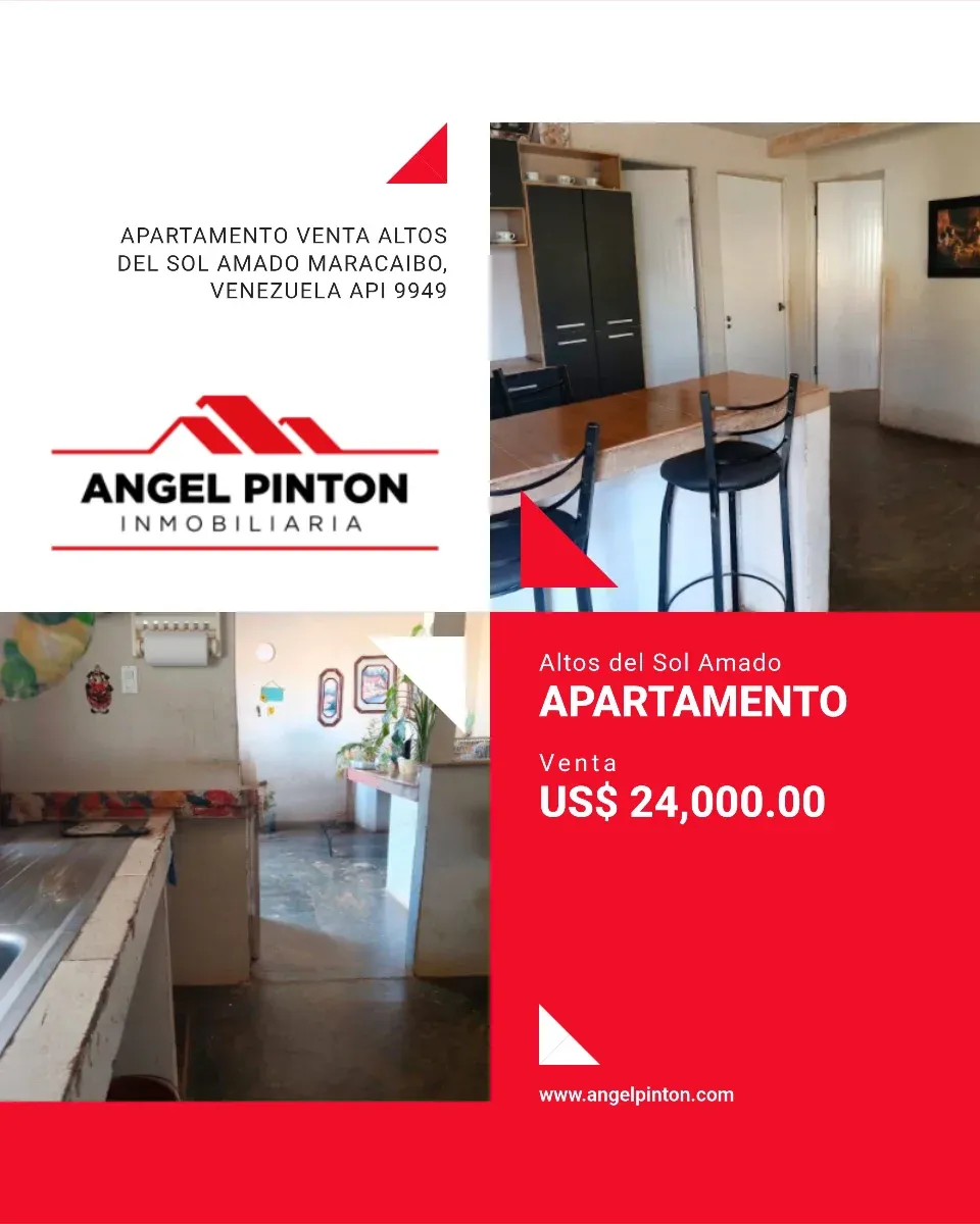 APARTAMENTO VENTA ALTOS DEL SOL AMADO MARACAIBO, VENEZUELA API 9949