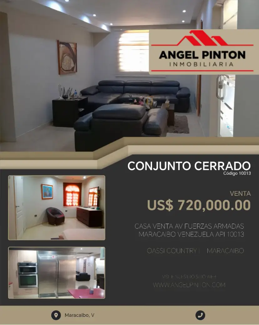 CASA VENTA AV FUERZAS ARMADAS MARACAIBO VENEZUELA API 10013