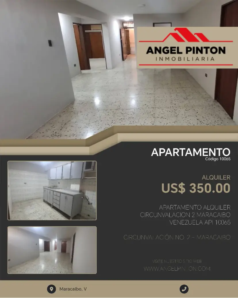 APARTAMENTO ALQUILER CIRCUNVALACION 2 MARACAIBO VENEZUELA API 10065
