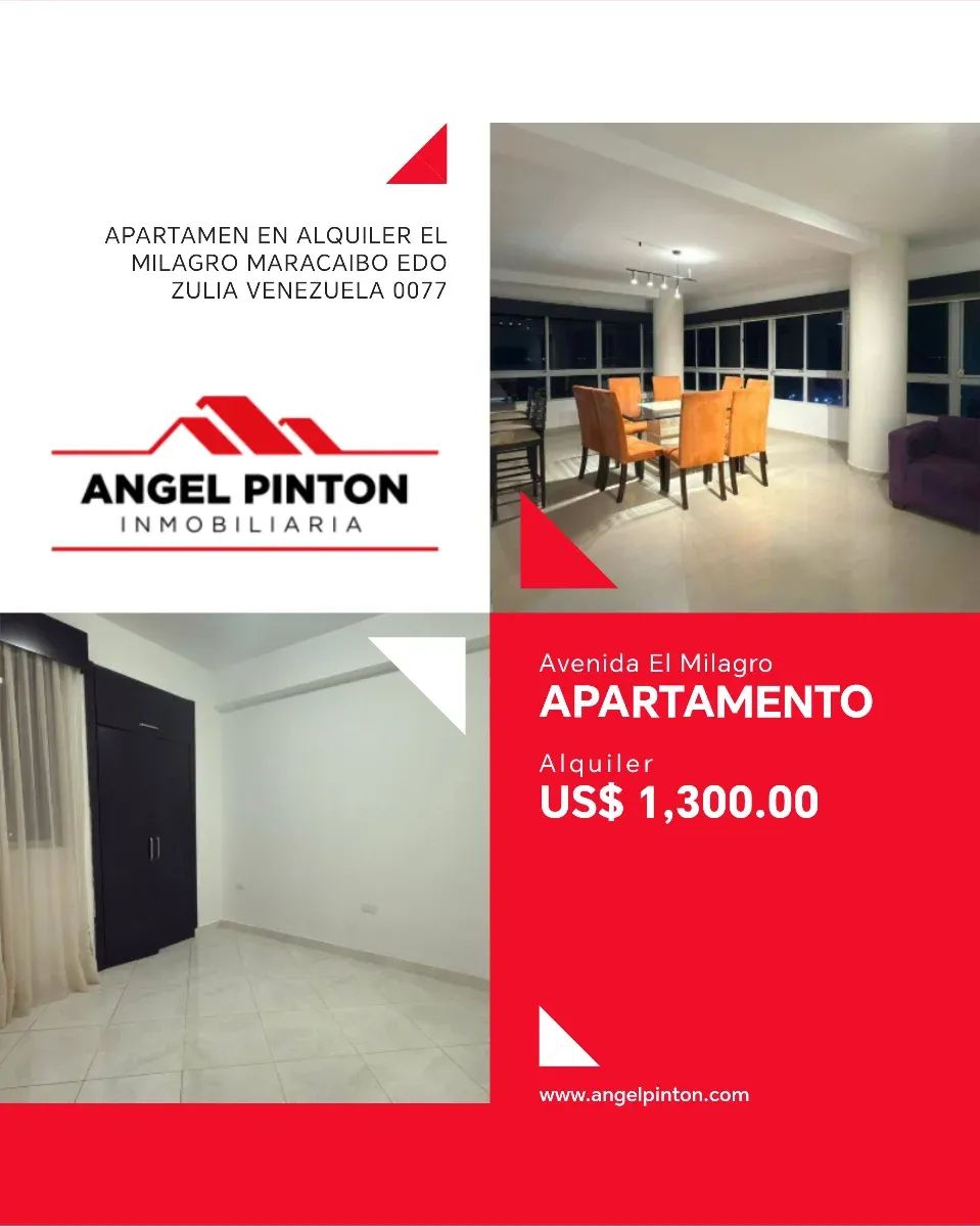 APARTAMEN EN ALQUILER EL MILAGRO MARACAIBO EDO ZULIA VENEZUELA 0077