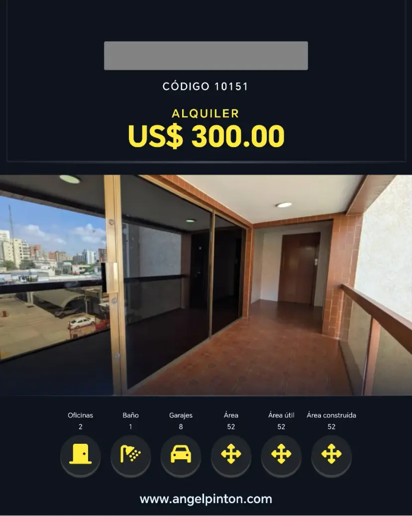 LOCAL COMERCIAL ALQUILER CALLE 72 MARACAIBO VENEZUELA API 10151