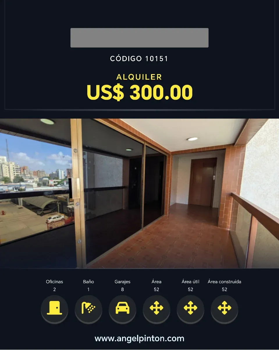 LOCAL COMERCIAL ALQUILER CALLE 72 MARACAIBO VENEZUELA API 10151