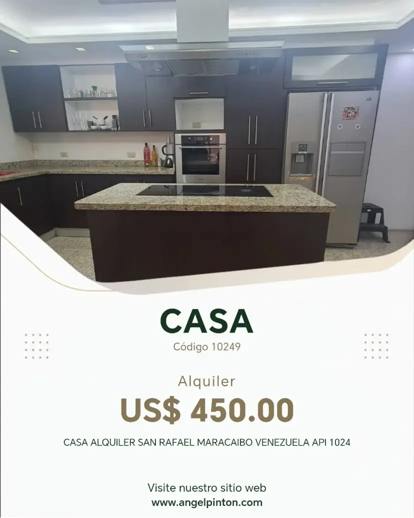 CASA ALQUILER SAN RAFAEL MARACAIBO VENEZUELA API 1024
