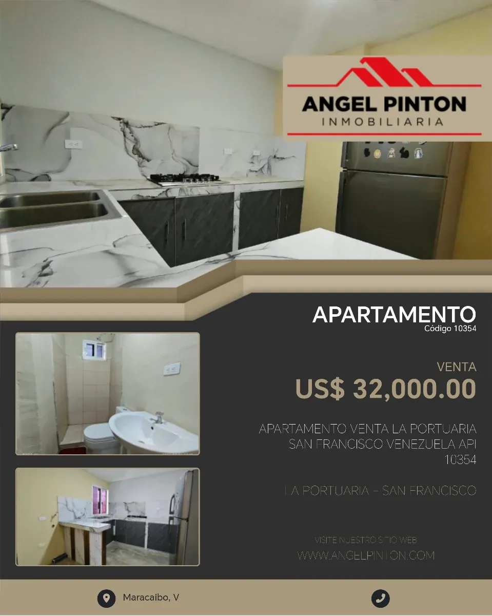 APARTAMENTO VENTA LA PORTUARIA SAN FRANCISCO VENEZUELA API 10354