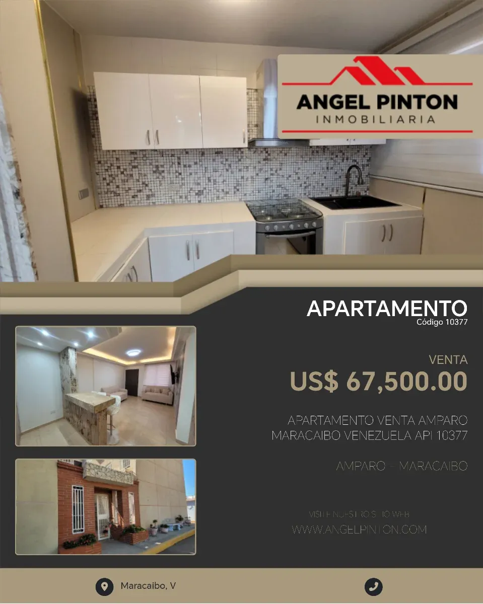 APARTAMENTO VENTA AMPARO MARACAIBO VENEZUELA API 10377