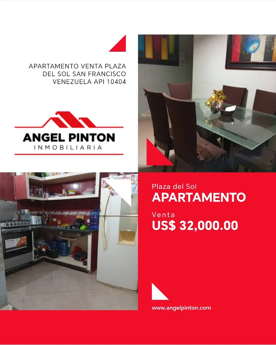 APARTAMENTO VENTA PLAZA DEL SOL SAN FRANCISCO VENEZUELA API 10404