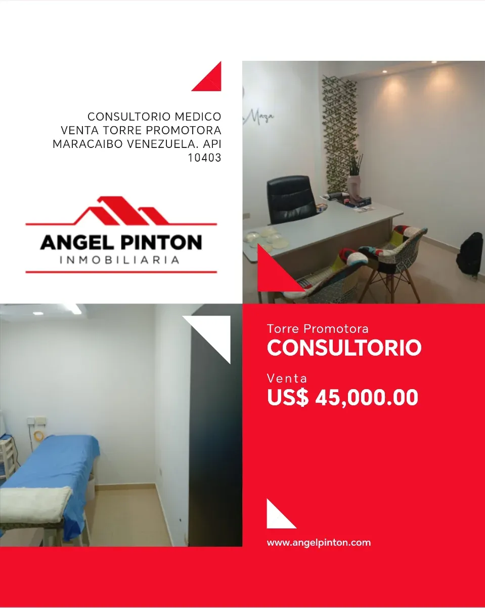 CONSULTORIO MEDICO VENTA TORRE PROMOTORA MARACAIBO VENEZUELA. API 10403
