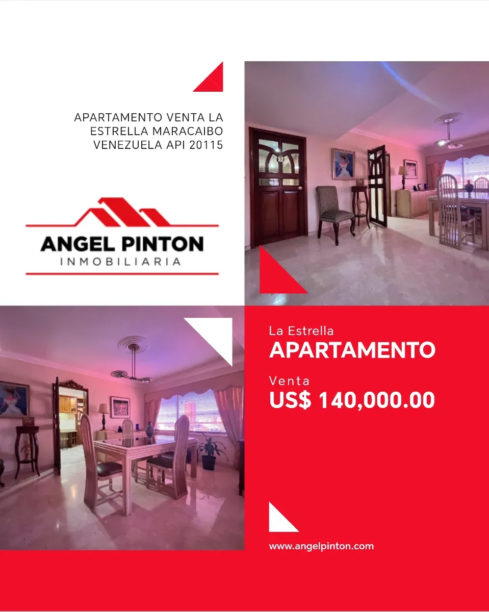 APARTAMENTO VENTA LA ESTRELLA MARACAIBO VENEZUELA API 20115