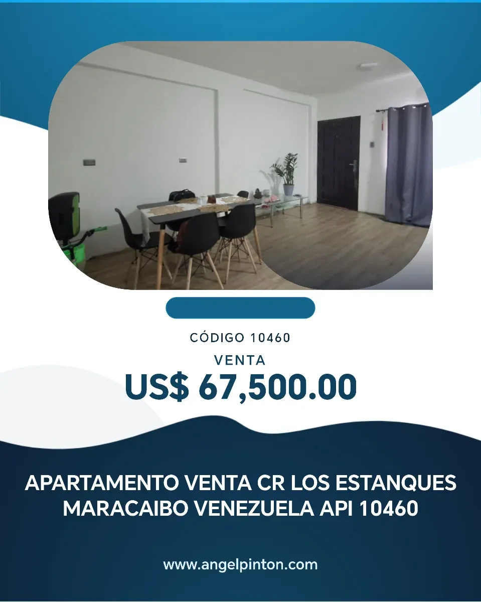 APARTAMENTO VENTA CR LOS ESTANQUES MARACAIBO VENEZUELA API 10460