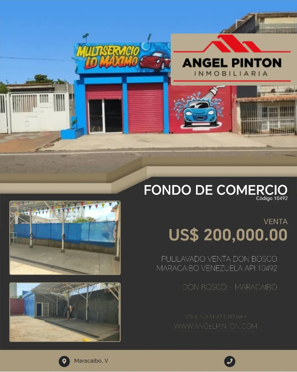 PULILAVADO VENTA DON BOSCO MARACAIBO VENEZUELA API 10492