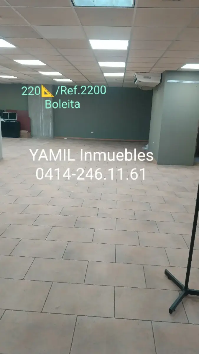 Alquiler de Local de 220 M2 PB Boleita 