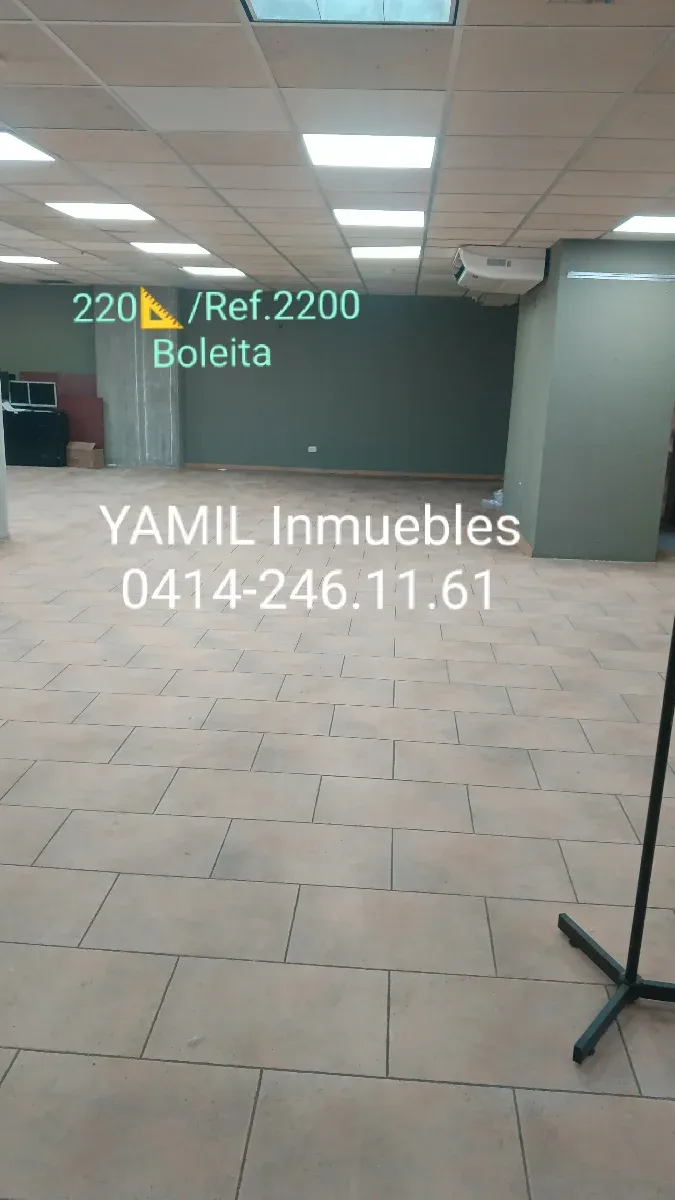 Alquiler de Local de 220 M2 PB Boleita
