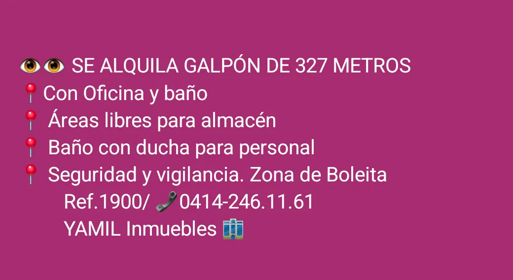 GALPON EN ALQUILER BOLEITA SUR DE 327 METROS  - 10