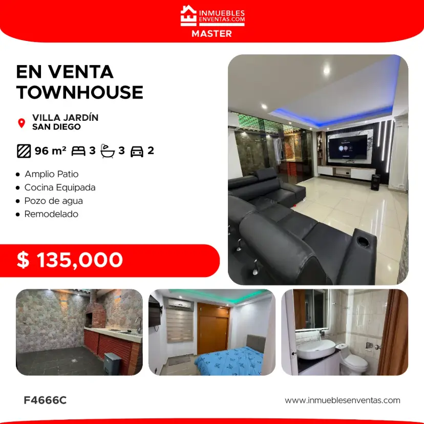 Townhouse en venta en San Diego 