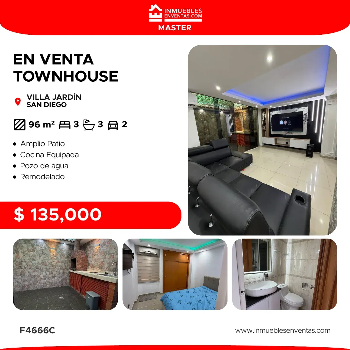 Townhouse en venta en San Diego 