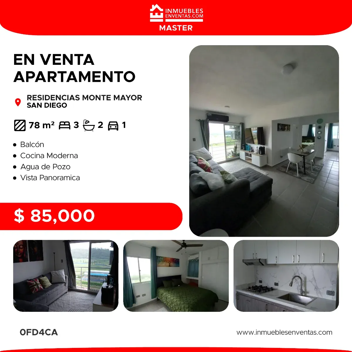 Apartamento en venta Resd. Monte Mayor 