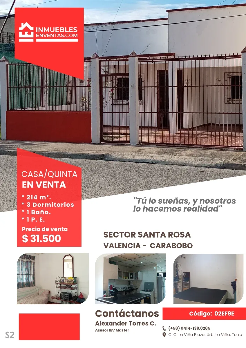 Casa en venta en el sector de Santa Rosa 