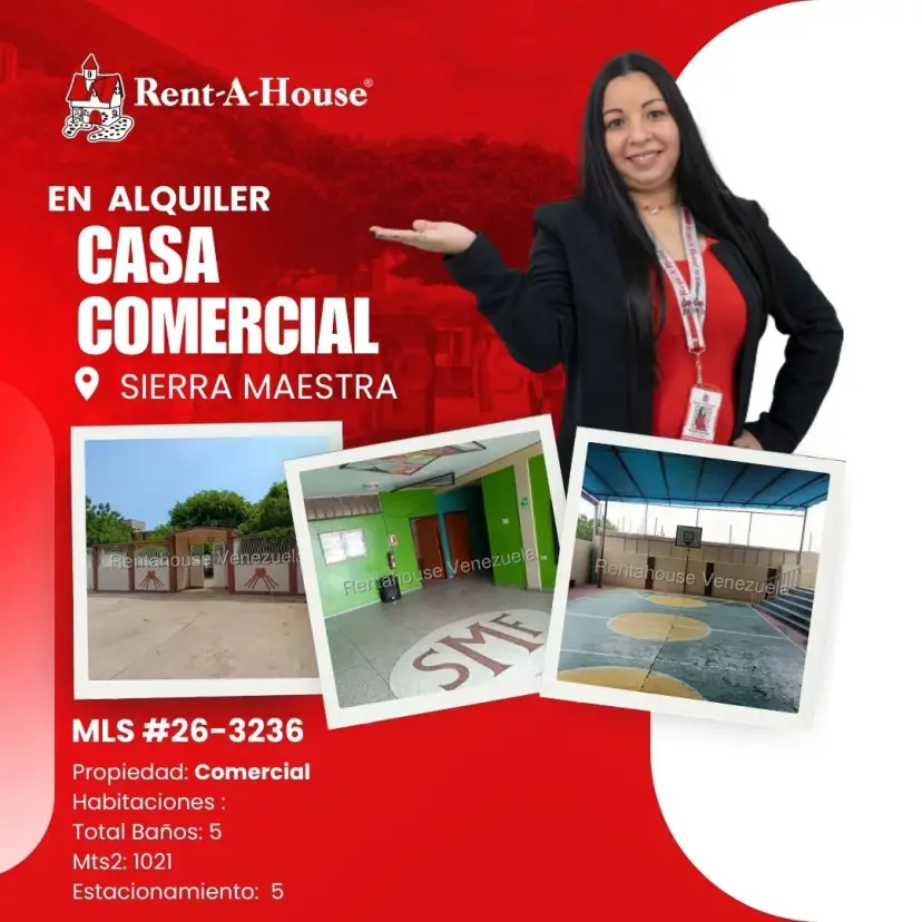 MLS 26-3236 CASA COMERCIAL EN ALQUILER EN SIERRA MAESTRA