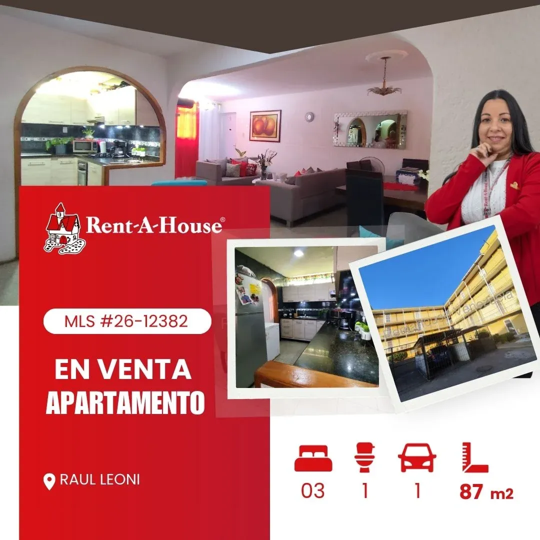 MLS 26-12382 VENTA DE APARTAMENTO EN ZONA OESTE RAUL LEONI