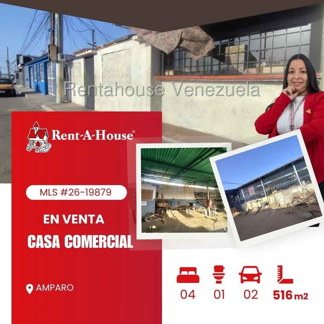 MLS 26-19879 VENTA DE CASA COMERCIAL  CON LOCAL Y UN PEQUEÑO GALPON ( CIRCUNVALCION 2 -AMPARO