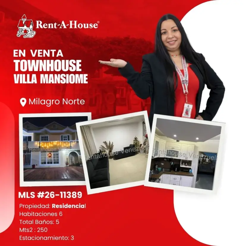 TOWNHOUSE EN VENTA EN VILLA LAS MANSIOME 