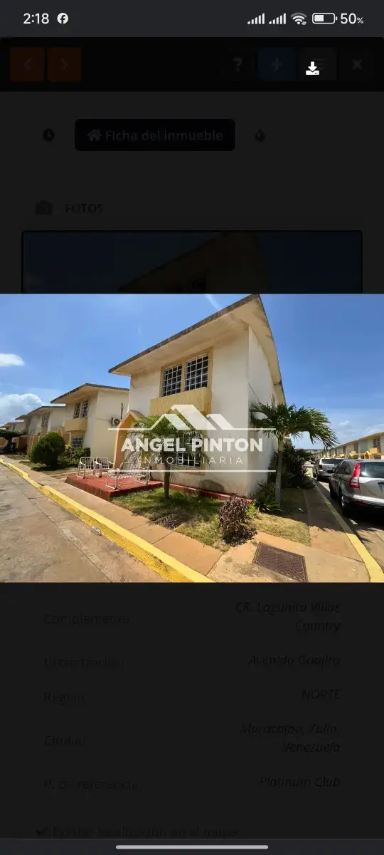 TOWNHOUSE VENTA AV. GOAJIRA MARACAIBO VENEZUELA API 9468   TOWNHOUSE EN VENTA AV. GOAJIRA MARACAIBO