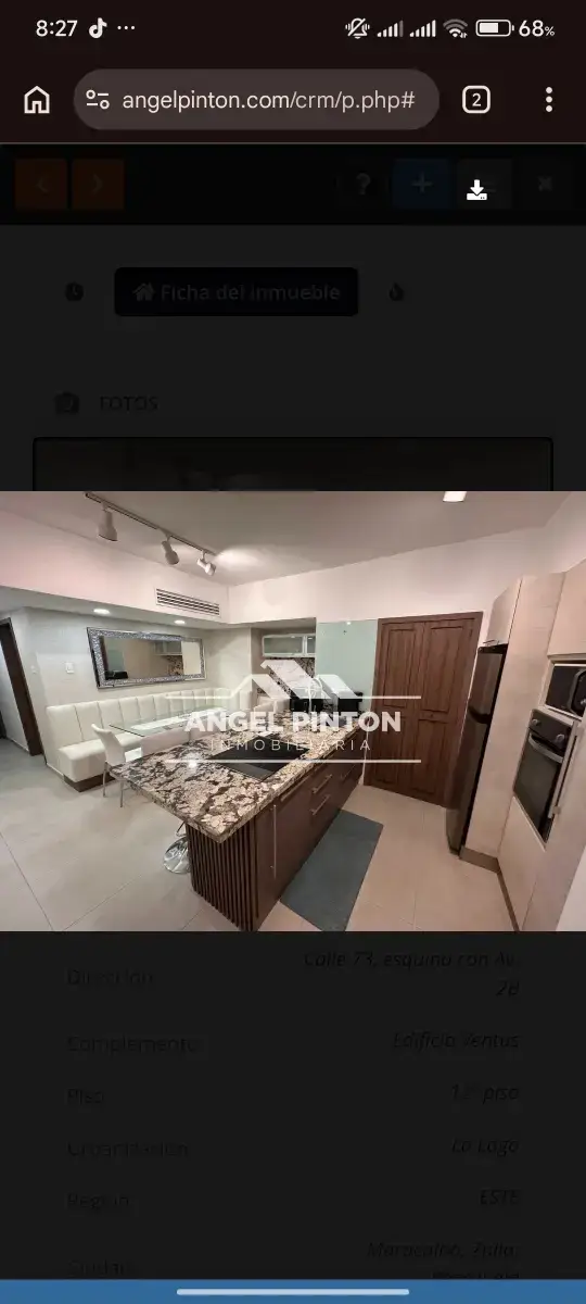 APARTAMENTO EN VENTA ZONA ESTE EDIFICIO VENTUS MARACAIBO VENEZUELA API 9445 