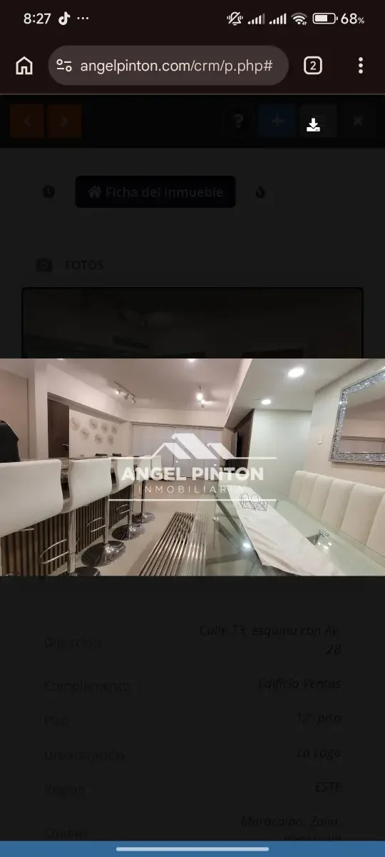 APARTAMENTO EN VENTA ZONA ESTE EDIFICIO VENTUS MARACAIBO VENEZUELA API 9445  - 3