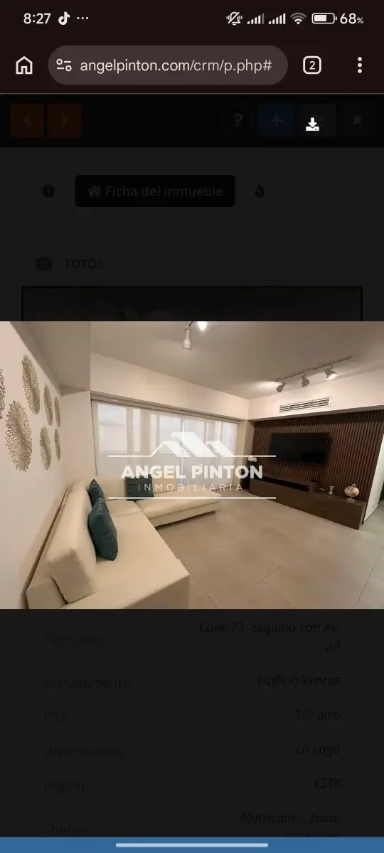 APARTAMENTO EN VENTA ZONA ESTE EDIFICIO VENTUS MARACAIBO VENEZUELA API 9445  - 5