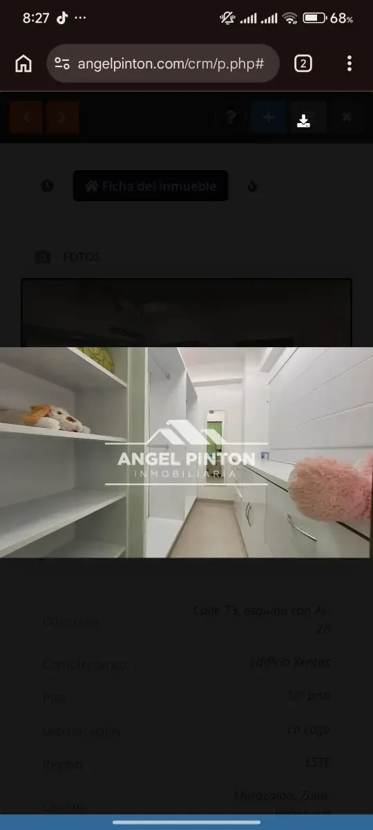 APARTAMENTO EN VENTA ZONA ESTE EDIFICIO VENTUS MARACAIBO VENEZUELA API 9445  - 7
