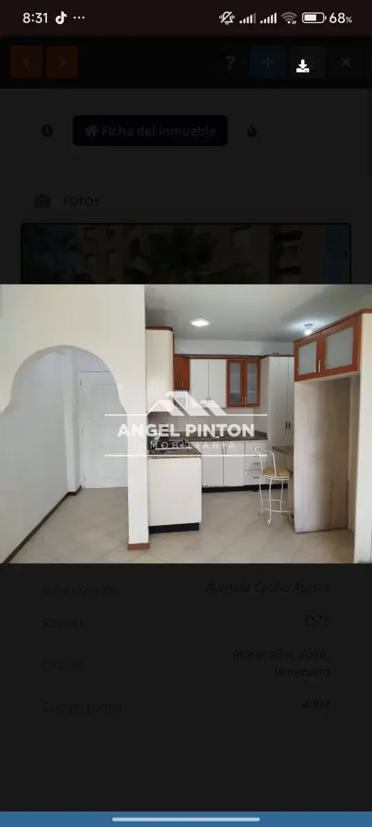 APARTAMENTO VENTA AV. CECILIO ACOSTA MARACAIBO VENEZUELA API 9406 - 6