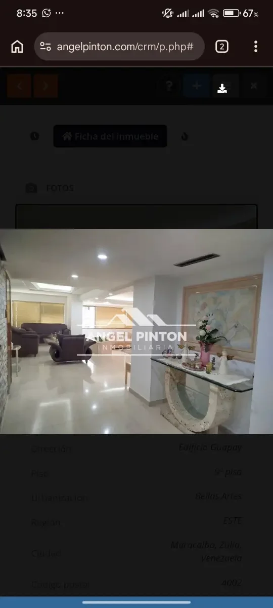 APARTAMENTO VENTA BELLAS ARTES MARACAIBO VENEZUELA API 9404 - 10