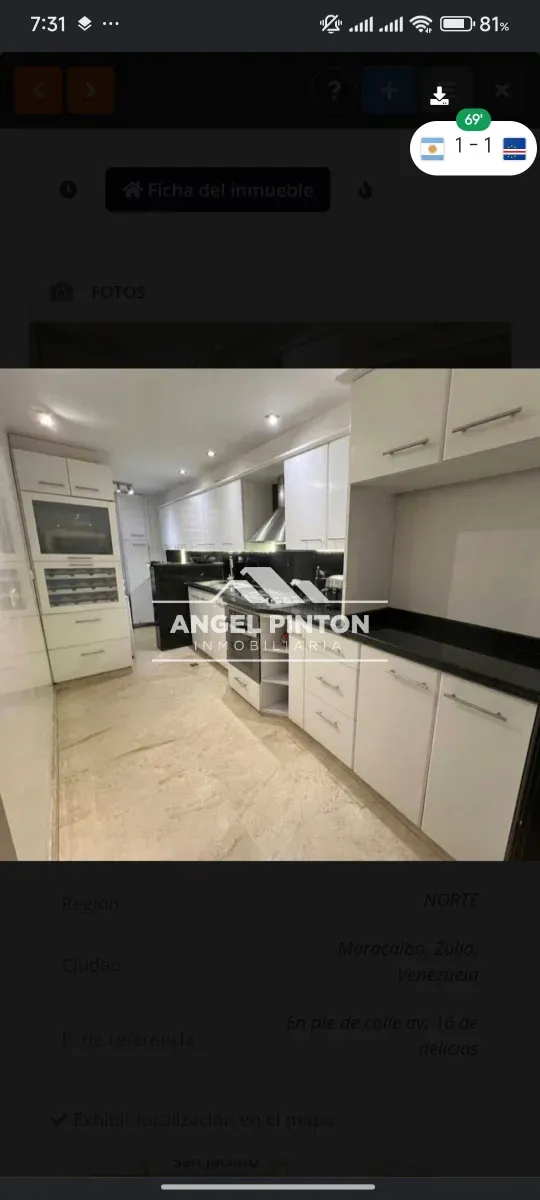 APARTAMENTO VENTA AV LAS DELICIAS MARACAIBO VENEZUELA API 20260