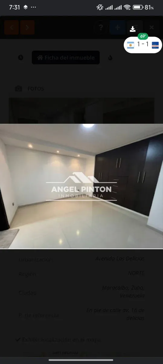APARTAMENTO VENTA AV LAS DELICIAS MARACAIBO VENEZUELA API 20260 - 4