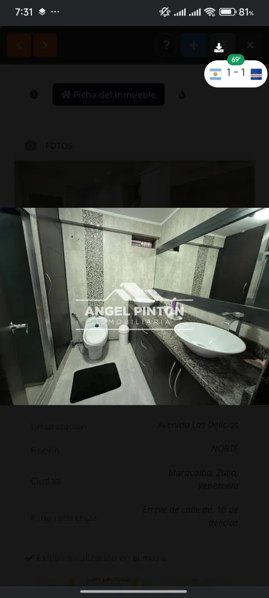 APARTAMENTO VENTA AV LAS DELICIAS MARACAIBO VENEZUELA API 20260 - 6