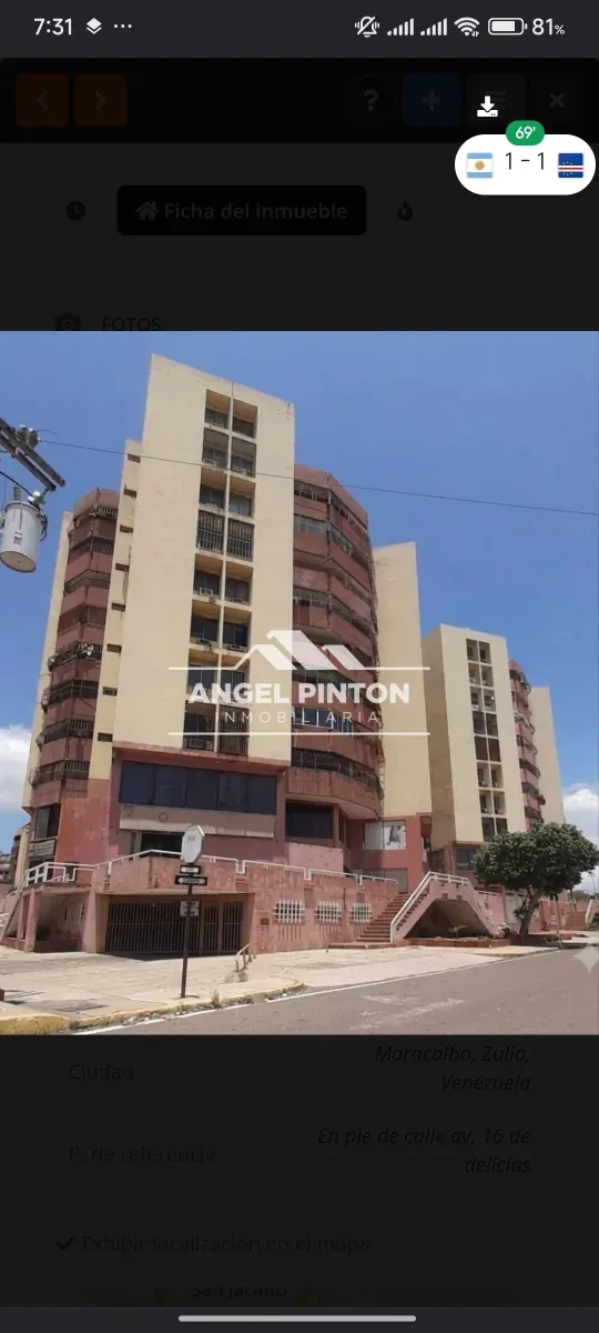 APARTAMENTO VENTA AV LAS DELICIAS MARACAIBO VENEZUELA API 20260 - 7