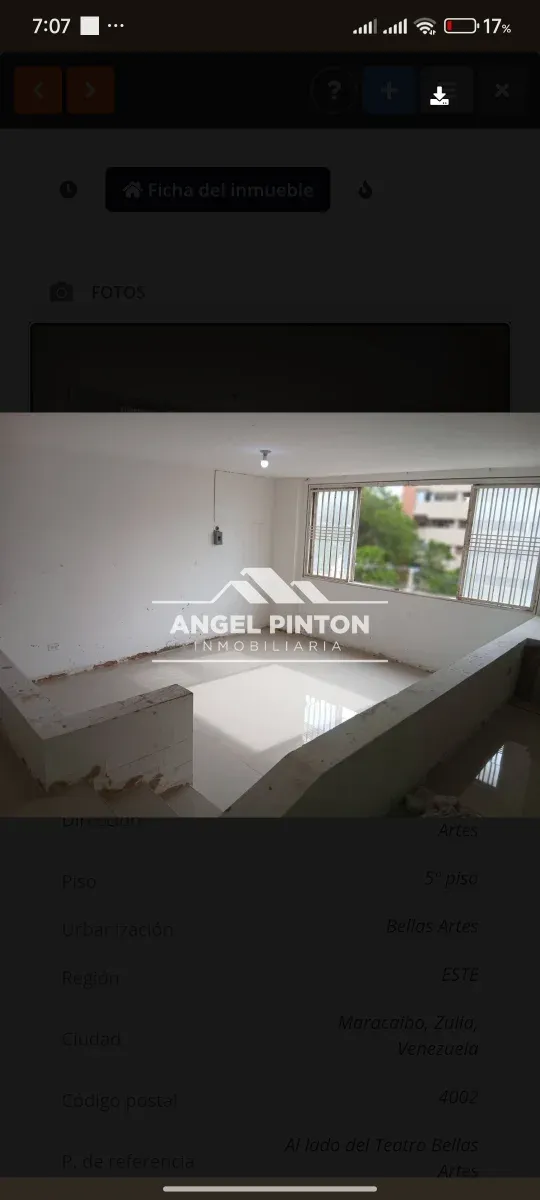 APARTAMENTO VENTA BELLAS ARTES MARACAIBO VENEZUELA API 9892 