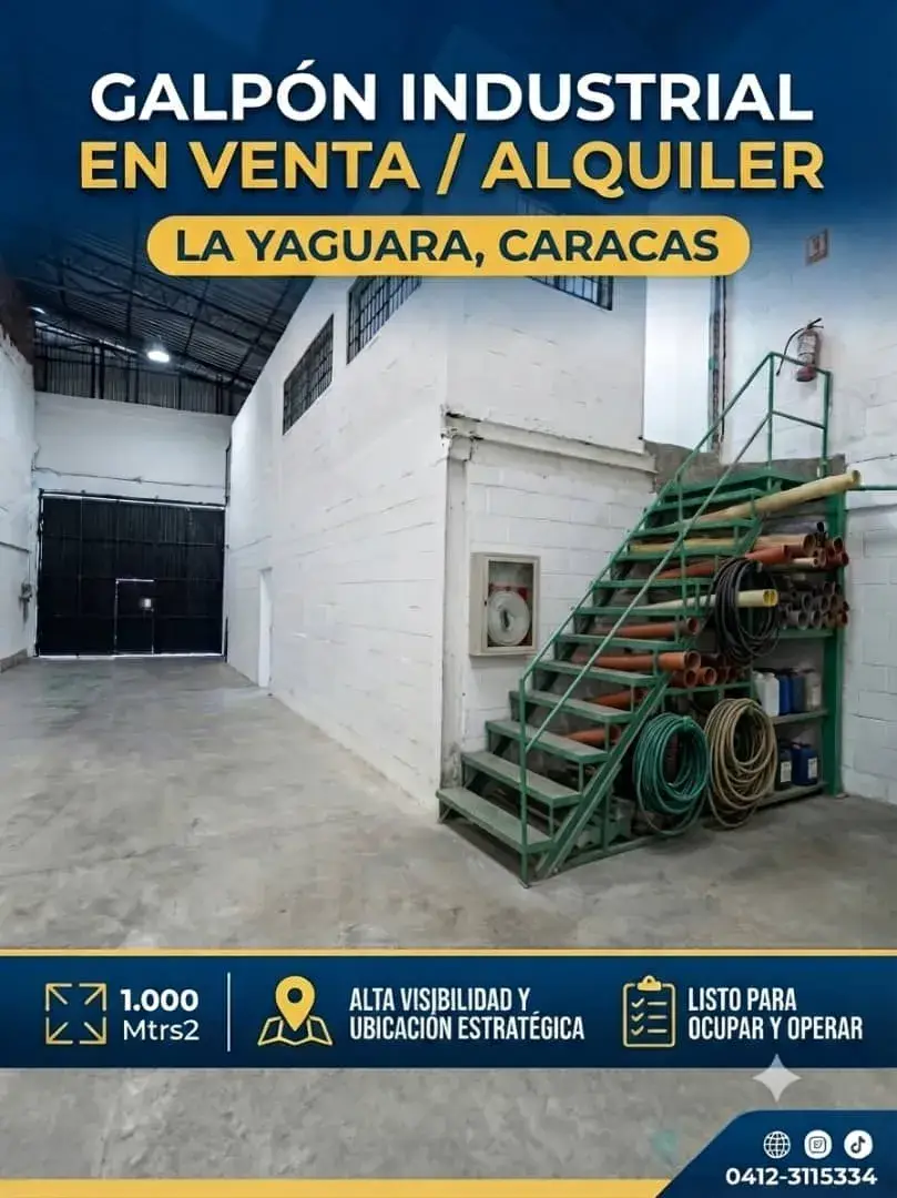 GALPON EN ALQUILER O VENTA 1000M2