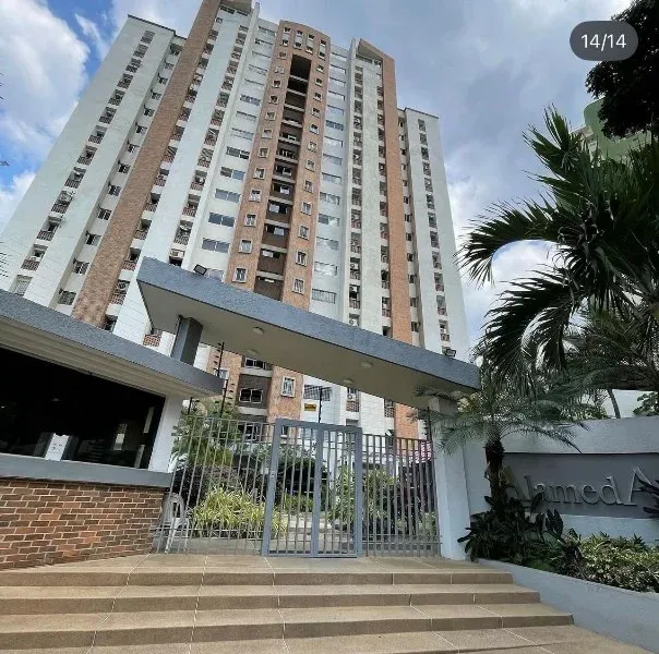 Se Alquila Apartamento AMOBLADO Resid. Alameda Los Mangos, Valencia 93 mts2