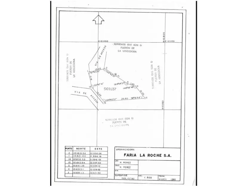 Se vende terreno 569m2 Oripoto