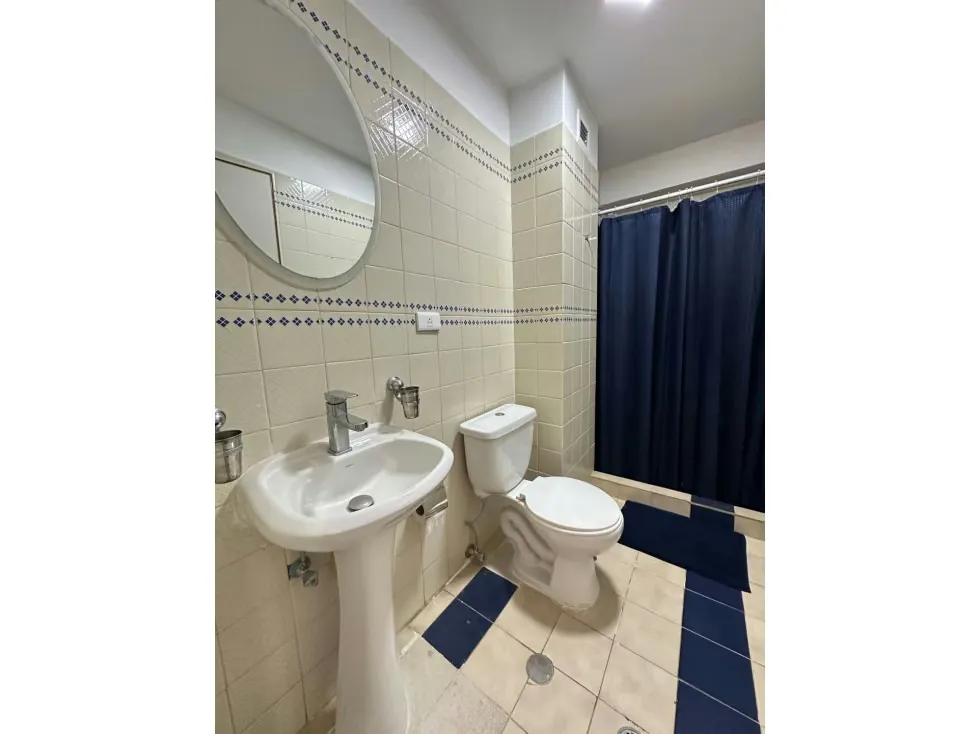 Alquilo apartamento amoblado en calle cerrada 120m2 Los Samanes 8499 - 8