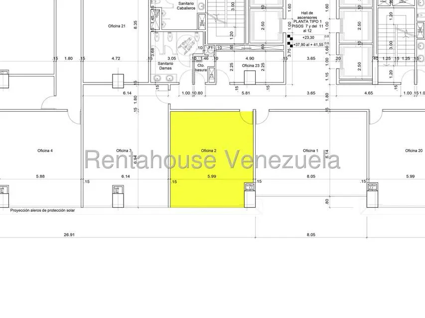 Oficina en Venta en Las Mercedes, Distrito Metropolitano - 26