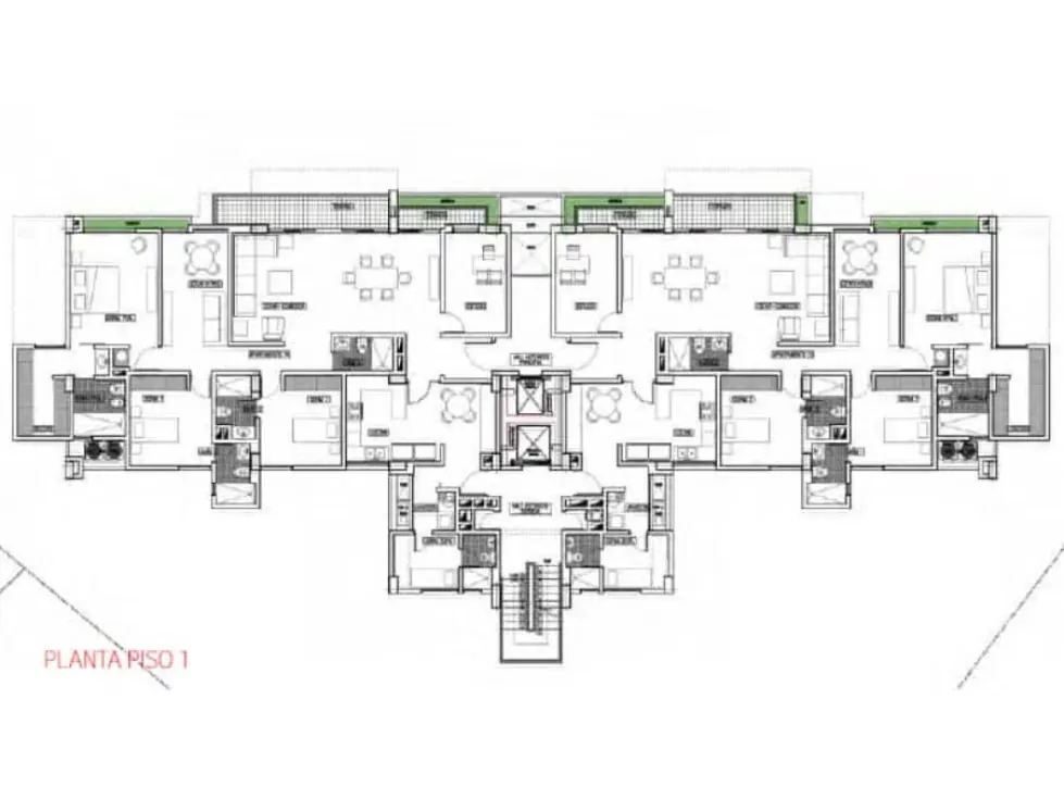 EDIFICIO RESIDENCIAL LA CASTELLANA 4 APTOS Y 2 PH DUPLEX 3.494,66 M2 - 3