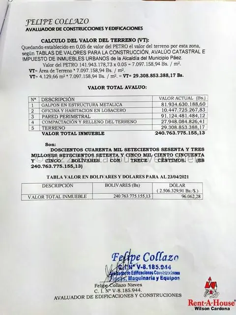 Terreno (Industrial) en Venta en Centro Guasdualito, Apure - 12