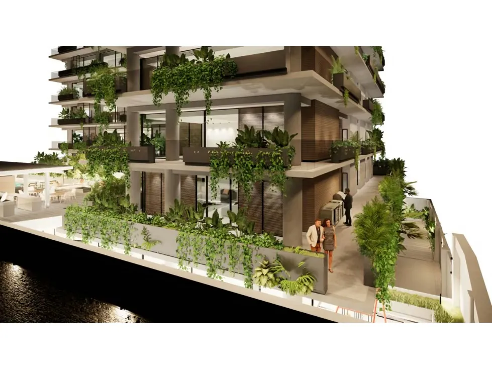 Altamira Norte. En venta Lujoso apartamento en PB en obra blanca - 5