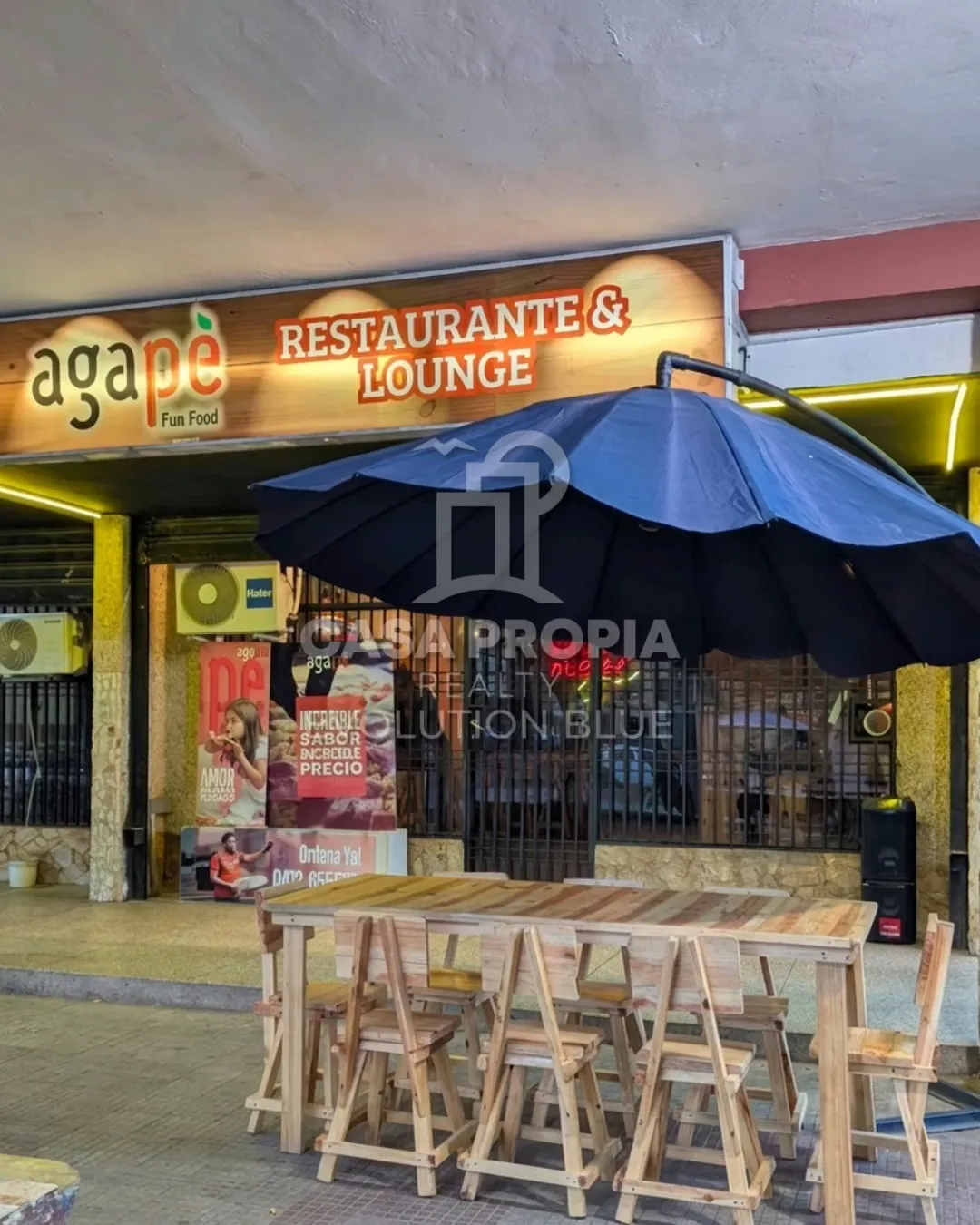 FONDO DE COMERCIO Y PUNTO COMERCIAL “ÁGAPE FUN FOOD”